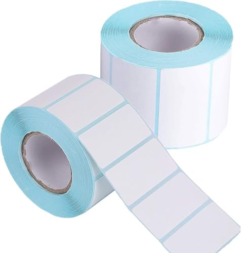 Étiquettes thermiques adhésives 50 x 30 mm, rouleau avec noyau de 40 mm, compatibles avec imprimantes Zebra et Citizen (50 x 30 mm)
