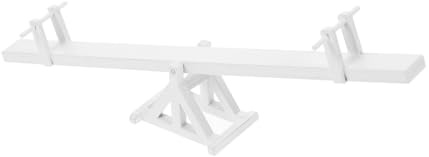 PartyKindom Miniaturmöbel Wippendekoration Für Puppenhaus Realistische Holz-wippe Geeignet Für Kleine Häuser Und DIY-projekte Als Geschenksidee Erweiterung Ihrer Puppenhaussammlung
