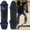 smafoseedding Praktische Elektrische Skateboards Mit 4-Gang-Fernbedienung, Bürstenloses Elektrisches 350-W-Longboard Mit Led-Beleuchtung, 24 Km/15 Mph/H, 25 Km Reichweite, 5600-Mah-Akku,CType
