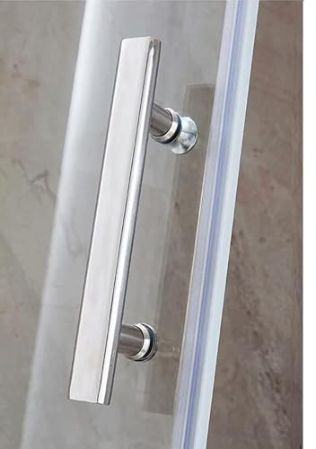 GLDYTVF Duschtürgriff, robuster Duschgriff aus Edelstahl für Badezimmer, Türgriff zum Schieben, Ersatzteil für Duschtür (Abstand 165 mm)