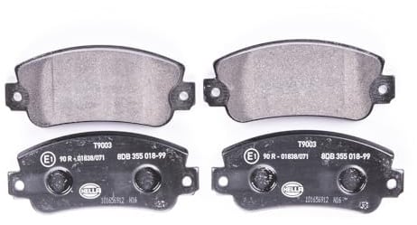 HELLA 8DB 355 018-991 Bremsbeläge | Kompatibel mit: AUTOBIANCHI Y10, FIAT 131, 131 Familiare/Panorama, 900 T/E Panorama, 900 T/E Pulmino, PANDA