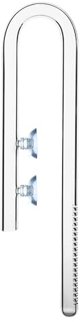 JARDLI Aquarium Glas Lily Pipe Inflow (17mm für 16/22mm Schläuche)