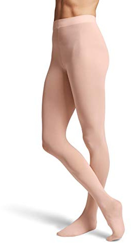 Bloch Tanzstrumpfhose für Mädchen, Contour Soft, mit geschlossenem Fuß