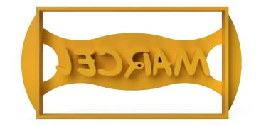 3DREAMS individualisierbarer Keksausstecher Rechteck Name Kind perfekt für Geburtstage