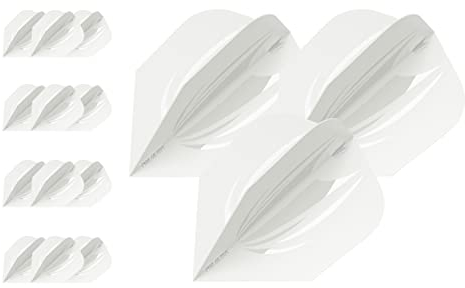 Target Darts 5 x Sets of ID Pro. Ultra White No.6 Dart Flights - 15 in total