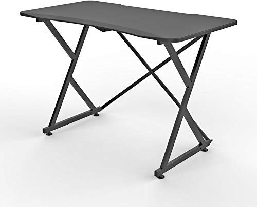 HFTEK Gaming Desk - Tavolo da Gioco - Ergonomic Gamer Desk - Tavolo da Computer (FA37GBL)