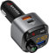 Feegar Q100 Bluetooth 5.0 FM Transmitter für Auto Kit QC3.0 PD Car USB Charger 38W HD Microphone B Button (Bass Boost Surround Effect) Type C PD 3.0/4.0 Siri Google Assistent