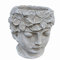 Aspinaworld Gartenfigur, Kopf Figur als Blumenübertopf 16 cm, Figur für den Garten, wetterfeste Deko