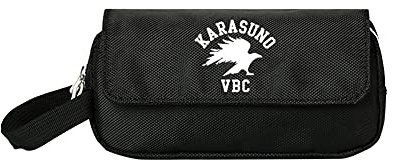 LKY STAR Anime Haikyuu!! Federmäppchen, Karasuno Schule Cartoon Große Kapazität Federtasche Geeignet für Mädchen Jungen Teen Geschenk
