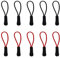 Zipper Pulls, 20 Stück Reißverschluss Zieht, Anti-Rutsch Reißverschlußanhänger, Geeignet für Jacken, Rucksäcke, Zelte, Trolley Cases