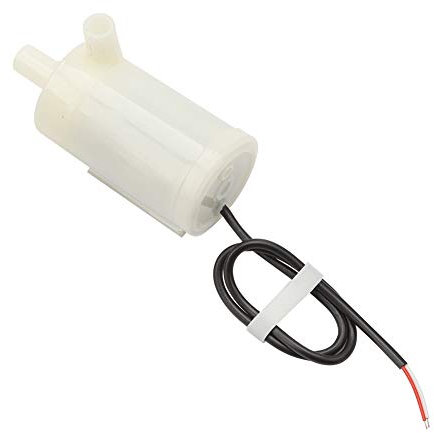 DC 3-6V Micro Submersible Mini Water Pump, Ultra Quiet Garden Pond Pump for Aquariums Fish Tank Pond Fountain Hydroponics Garden Statuary (White Pump), Fountains Submersible Pump Submersible Pump
