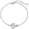 FANCIME Armband Damen 925 Sterling Silber Weiß Gold Juni Geburtsstein Armbänder mit Natürlicher Mondstein Frauen Schmuck Geschenk für Valentinstag Verlobung Geburtstags Muttertags Weihnachten