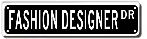 ERMUHEY Fashion Screen Print Street Sign, Gift, Wall Decor for Home Office, Man Cave - Quality Metal Sign - 16x4 Inch