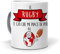 Regalo originale. Idea da regalare. Tazza Il rugby è ció che mi piace di piú al mondo. Ceramica 350 ml.