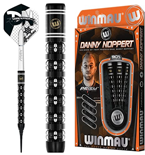 WINMAU Danny Noppert Freeze 20 Gramm Profi Softip Wolfram Dartpfeile mit Flüge und Stiele (Wellen)