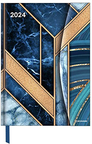 Art Deco 2024 - Diary - Buchkalender - Taschenkalender - 16x22: Magneto Diary