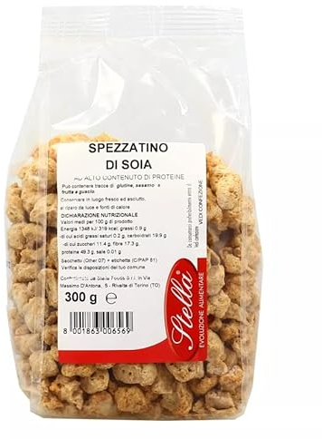 Spezzatino di Soia Vegetale | Bocconcini Vegetali di Soia | 6 x 300g | Pacco da 6 Confezioni | Stella Foods