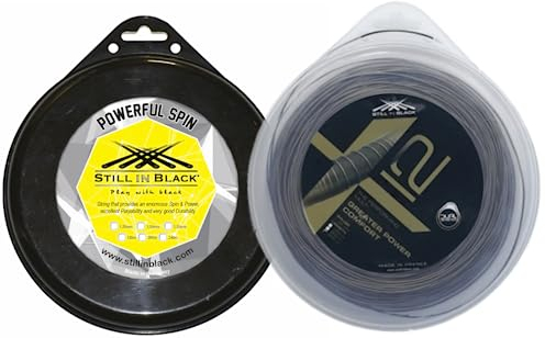 Still in Black Hybride PWF Spin gris + X12, Tennissaite,