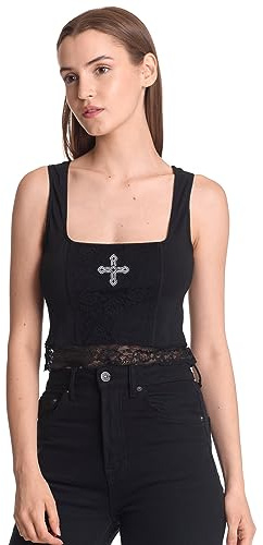 Vive Maria Lace Vamp Damen Trägertop schwarz