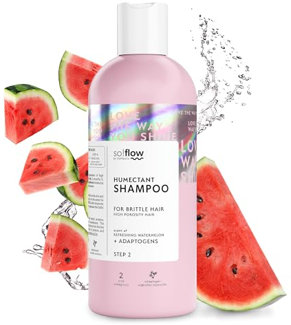 So!Flow Shampoo zur Porositätspflege - Repariert sprödes Haar mit Centella Asiatica Extrakt - Sagt Schäden Lebewohl und hallo zu Glanz Haarwäsche Damen Shampoo Fettiges Haar Hair Shampoo Haar Shampoo