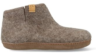 Tofvel Mula Wollfilz-Pantoffel Marbled Brown