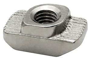 KLAK 45 - Edelstahl Hammermutter Nutenstein M6 Nut 10 für Aluprofil 45-er - 1 Stück