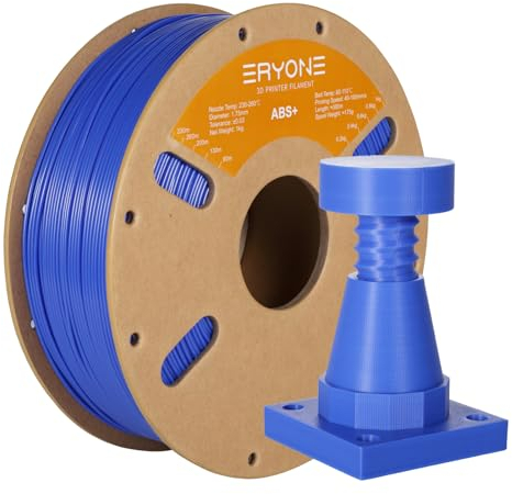 ERYONE Engineering Filament, 1.75 mm 3D Printing Filament, Dimensional Accuracy +/- 0.03mm, Fit Most FDM 3D Printers, ABS Plus Blue 1kg Spool (2.2LBS)