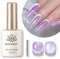 BORN PRETTY Aurora Cat Magnetic Eye Gel Nail Polish 15ml Galaxy Crystal Gel Polish Iridescent Glitter Nail Polish Gel Shimmer Pearl Purple Pink Color Polarization U V LED Soak Off Home Salon