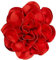 Tissu Satiné Surdimensionné Fleur De Rose Extra Large Grandes Broches Camélia En Soie Broche Pour Femme Fête De Mariage Danse Banquet Robe Costume Accessoires De Cérémonie Bijoux Cadeaux (Rouge)