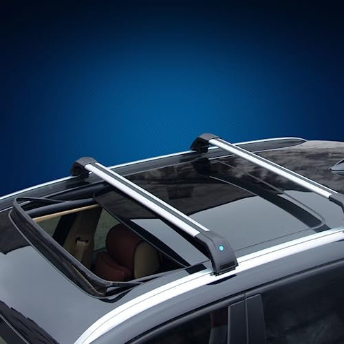 Für Kia Ceed Sportswagon Ceed SW Estate 2012-heute Seitenstangen aus Aluminiumlegierung, Querschienen, Dachgepäckträger, 2-teilige Dachträger