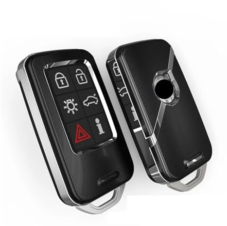 Schlüsselbox Cover Für S60L Für S80L Für XC60 Für S60 Für V60 Schutzabdeckung Für Autoschlüssel Auto-Smart-Key-Gehäuseabdeckungen Autoschlüssel Hülle Cover(2)