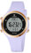 Timever Montre Femme Digitale avec Bracelet en Silicone,Alarme, Chronomètre,Date,Eclairage,Compte à rebours, Deuxième Fuseau horair,Snooze
