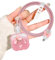 Wave Charger Cable Protector for Apple 20W USB-C Power Adapter with Cute Butterfly Flower Pattern, Soft Silicone Clear Data Cable Case Wire Saver Cord Charger Protector for iPhone-Pink