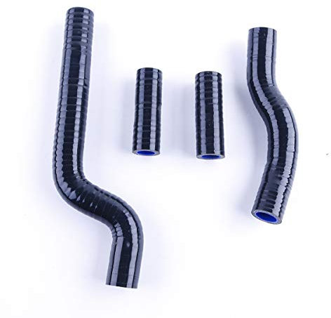 ASYXPCRH Tuyau de radiateur en silicone pour Yamaha YZ250 YZ250G YZ250X YZ 250 2002-2009-2023 (noir)