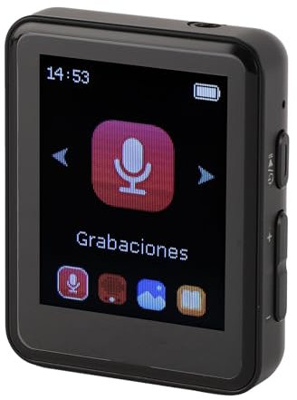 1.8 I Touch Sc MP3 MP4-Player mit HiFi-Sound, 28 GB Erweiterbarem Speicher, Clip auf der Rückseite, Tragbarer Musik-Player mit 5.0, Videowiedergabe, Touchsc-Steuerung – 32 GB (8GB)