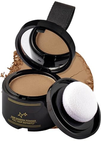 Correttore per radice dei capelli – polvere di copertura temporanea, per capelli impermeabili | radice resistente al sudore per capelli diradanti, ombra istantanea per attaccatura dei