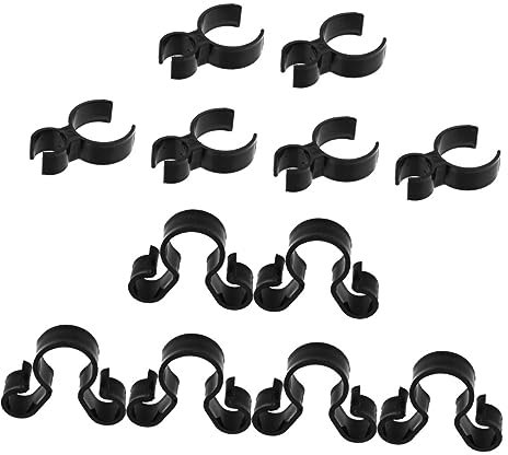 Cabilock 12St Champagnerflaschenhalter Wasserflaschen Flaschenöffner partydekoration party decoration Wiederverwendbarer Clip für Weinflaschen Flaschenhalter aus Kunststoff Plastik Black