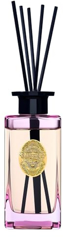 M&SENSE 300ml Raumduft Ingwer Ylang Ylang Duft|Reed Diffuser mit 7 Duftstäbchen|Luxus Lufterfrischer für Badezimmer,Wohnung,Heimdekoration|Raumduft Stäbchen