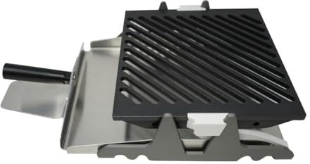 Merrychef Low Opening Patented Panini Press With Flat Bottom Plate | Patented bottom heating assembly ensures rapid, even heat distribution for busy commercial catering environments.