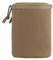 Uqezagpa Aufbewahrungstasche für Nachtsichtbrillen mit Nylon gepolsterte Taktikale Molles NVG Tasche Nachtsichtbrille Schutz, braun, 15*11cm