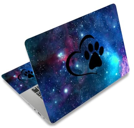12.1 13 13.3 14 15.4 15.6 Inches Laptop Skin Sticker Decal Universal Vinyl Netbook Sticker Reusable Notebook PC Art Decal Protector Cover, Waterproof & Scratch-Resistant (Love's Dog Claw)
