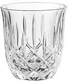 Nachtmann Wassergläser Noblesse, 4er-Set Trinkgläser, Klassisches Schliff-Design aus Kristallglas, 235 ml, Spülmaschinenfest, 106707