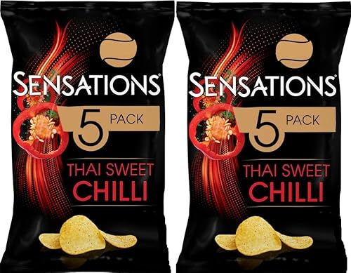 Wlkers Sensations Multipack Crisps - Thai Sweet Chilli 5x25g(2pack)