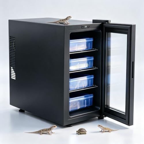 Giuffrida Incubatrice da 23 l rettili uovo incubatrice 10-40 ℃ incubatrice incubatrice a LED display incubatori laboratorio 220v-240v nero incubatore per rettili o anfibi