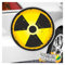 Kiwistar - Autoaufkleber - Radioaktiv Aufkleber - für Auto, Laptop, Fahrrad, LKW, Motorrad Aufkleber mehrfarbig Sticker Decal