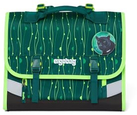 ergobag Kindertasche RambazamBär - Grün | Ideal als Reisebegleiter für Kinder von 1 bis 5 Jahren, praktisch für Ausflüge, Urlaub und unterwegs