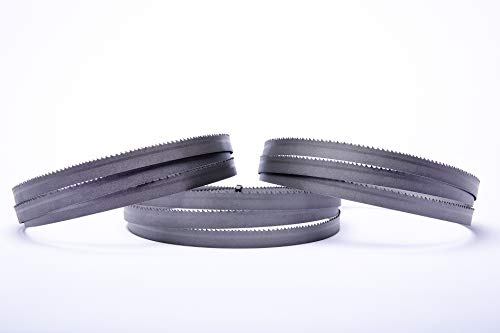Encut - Set di 3 lame per sega a nastro, ad alte prestazioni, 1065 x 6 x 0,65 mm, 10-14 ZpZ, bimetallo, M42, per Proxxon MBS 240/EW