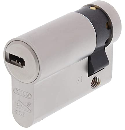 ToniTec Set aus ABUS Profilzylinder als Halbzylinder EC550 Nachfertigung nach Code ohne Schlüssel Größe 10 50mm