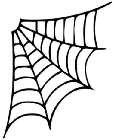 Cartoon Persönlichkeit SPINNENNETZ Auto Aufkleber Vinyl Aufkleber Schwarz/Silber 12 * 16 CM