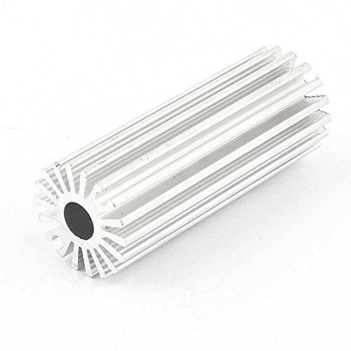 Ruilogod 20mm x 50mm Zylinder 1W Hochleistungs-LED-Kühlkörper-Aluminium-Kühlflosse